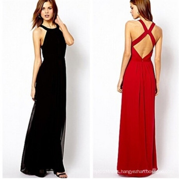 Sexy Women Summer Chiffon Long Dress (14317-1)